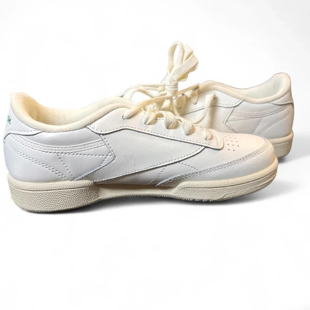 Reebok Club C 85 Vintage Chalk Glen Green Sneakers Kids Girls‎ 3 Women's 5–5.5